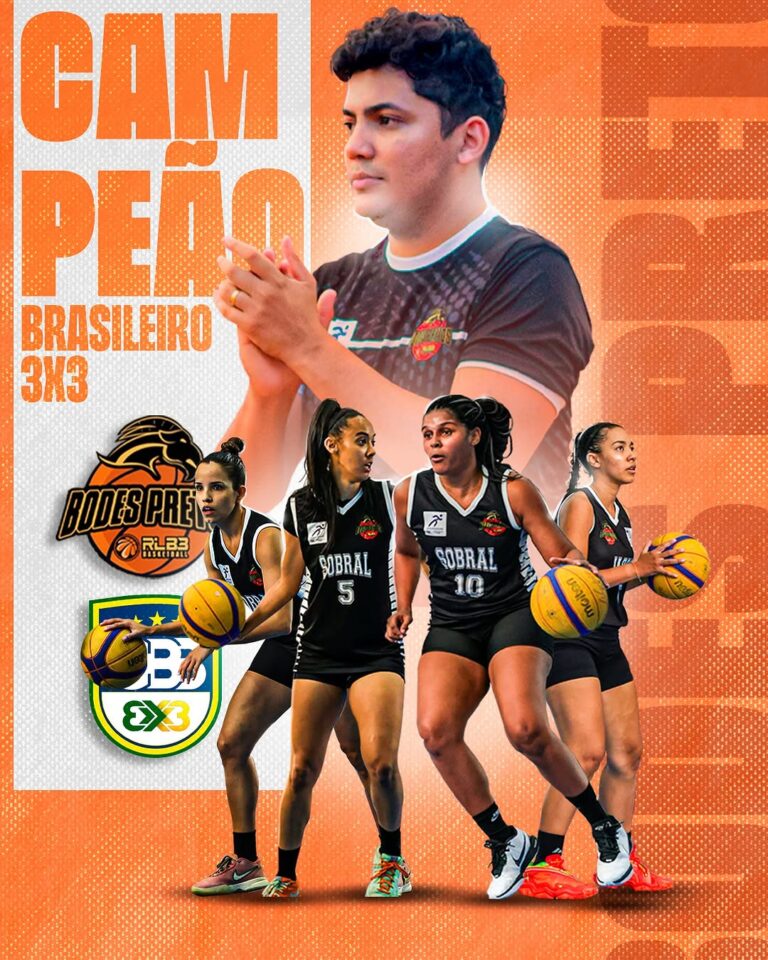 Somos campeão brasileiras 3×3 feminino!